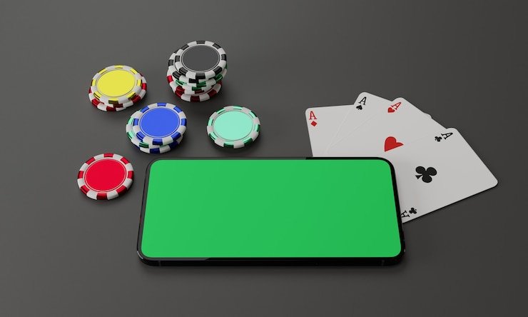 Layar pemilihan batas taruhan dan dealer di meja live